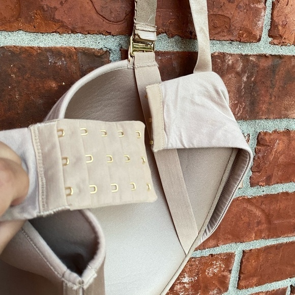 ThirdLove Womens 42G 24/7 Classic Nursing Bra Front Snap Adjustable Beige Nude - Picture 4 of 8